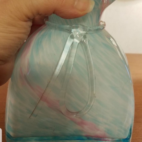 Beautiful colorfull unique glass vase Please go to my page and see other items - Picture 11 of 17